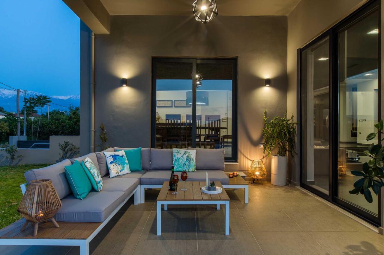 Villa Vega I "Heated" Pool, Next To Nature! Chrissi Akti Chania Exterior foto