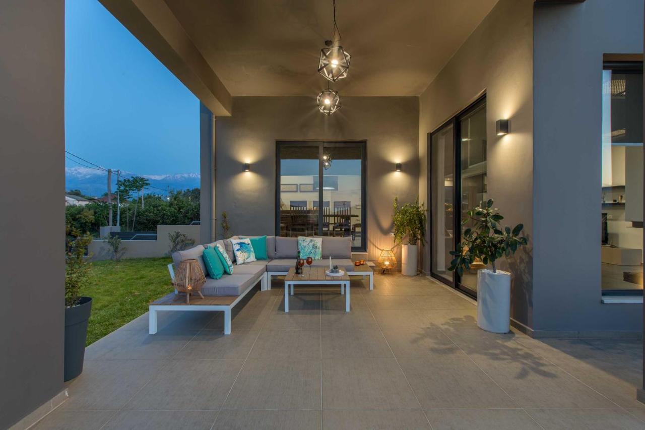 Villa Vega I "Heated" Pool, Next To Nature! Chrissi Akti Chania Exterior foto