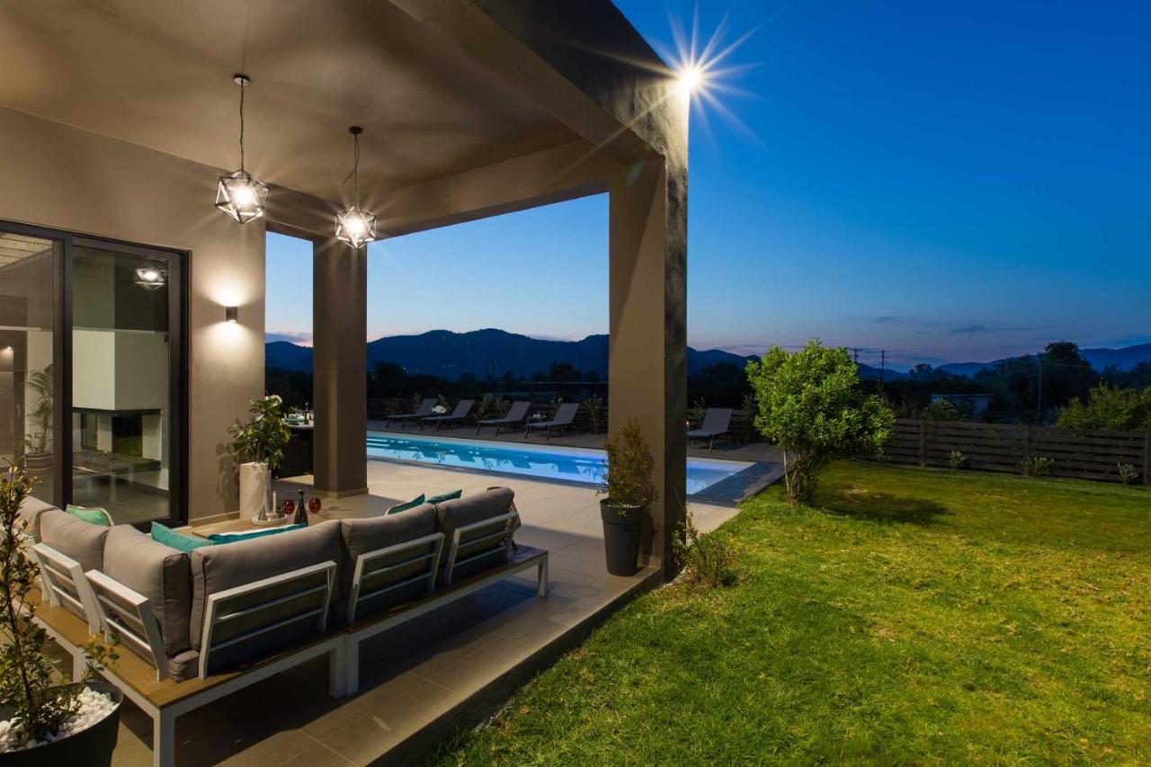 Villa Vega I "Heated" Pool, Next To Nature! Chrissi Akti Chania Exterior foto