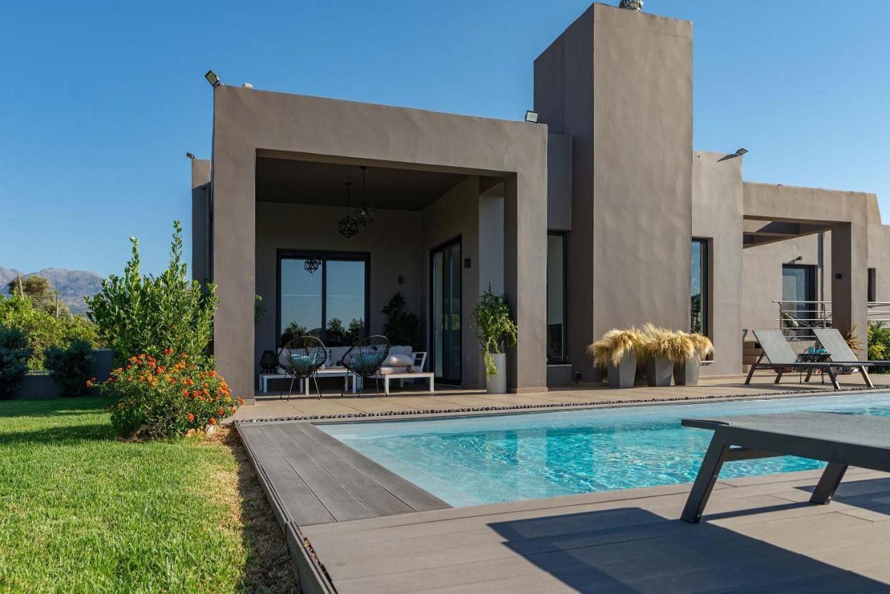 Villa Vega I "Heated" Pool, Next To Nature! Chrissi Akti Chania Exterior foto