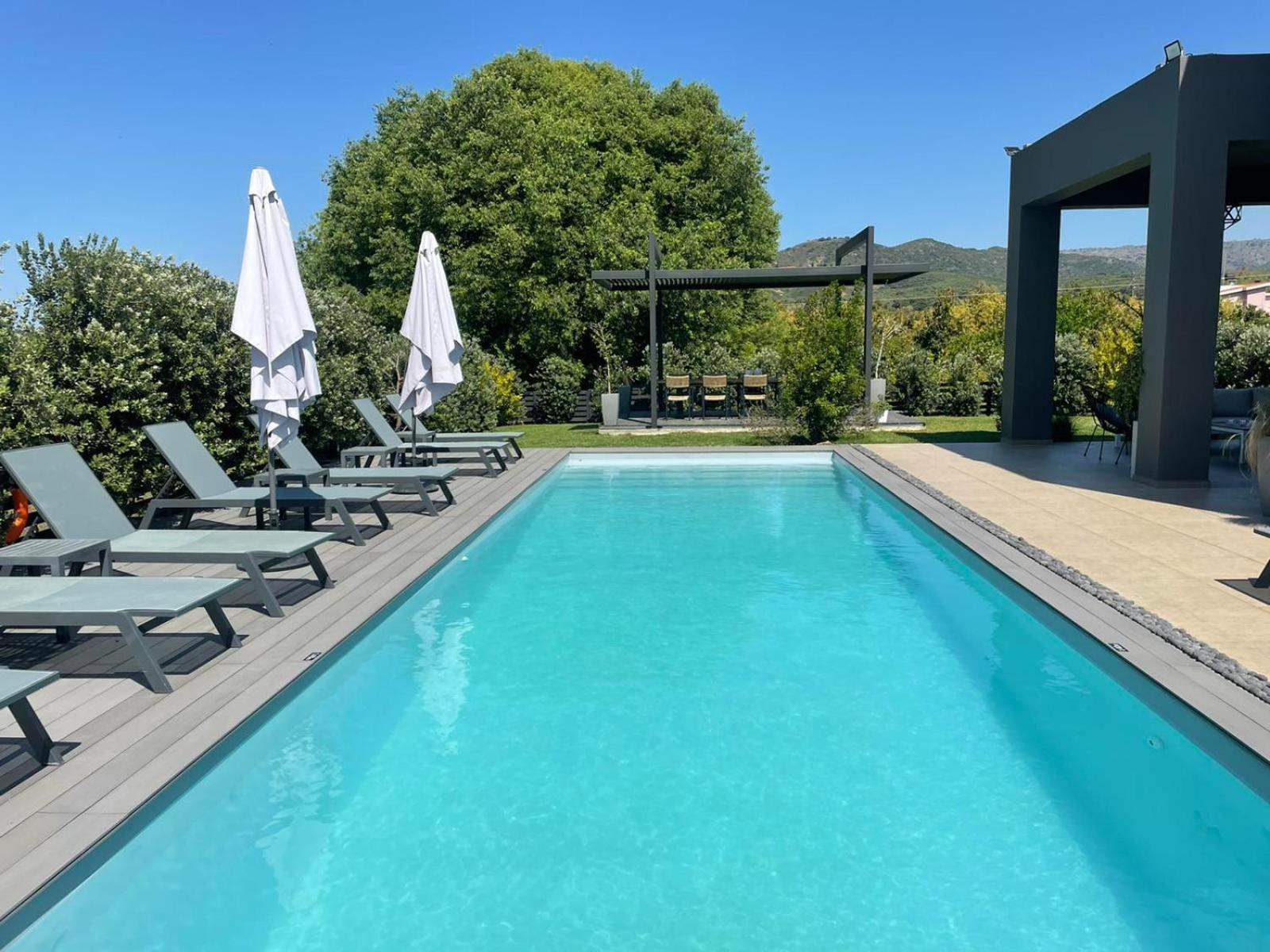 Villa Vega I "Heated" Pool, Next To Nature! Chrissi Akti Chania Exterior foto